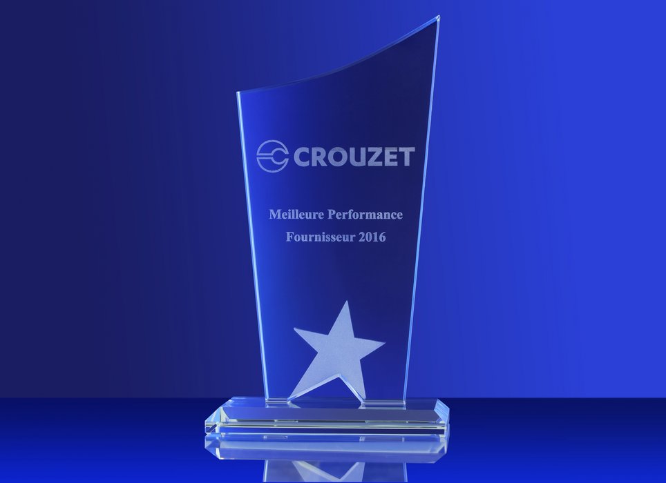 エスターライン・コネクション・テクノロジーズ―スリオは、Crouzet Automatismes社から、コネクタの2016年トップ・サプライヤとして評価されました